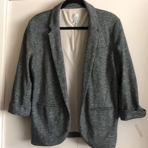 Lauren Conrad charcoal gray blazer